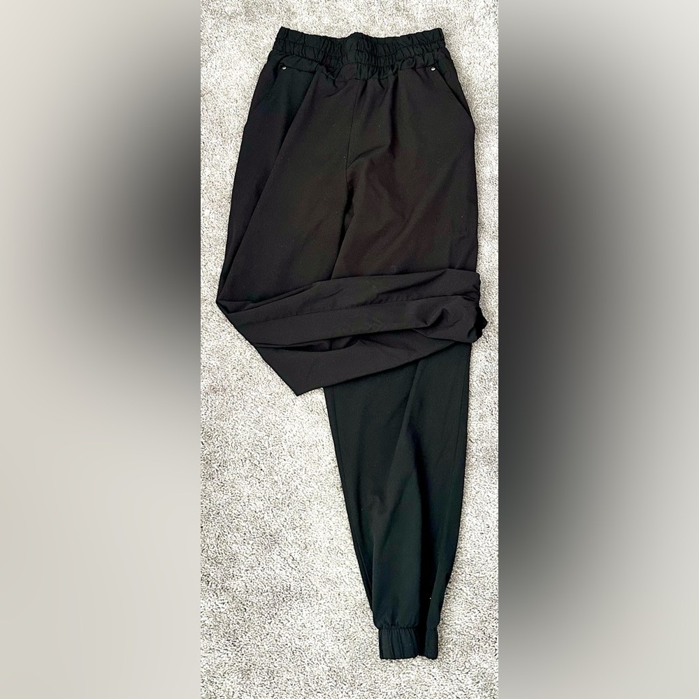 Pleating pants.